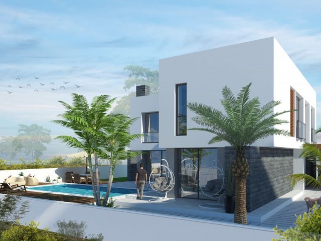 LUXURIOUS 4 BEDROOM VILLA WITH A PRIVATE POOL IN KYRENIA CATALKOY !