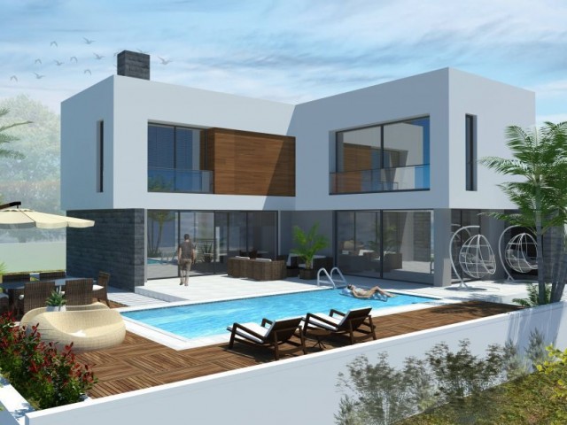 LUXURIOUS 4 BEDROOM VILLA WITH A PRIVATE POOL IN KYRENIA CATALKOY !