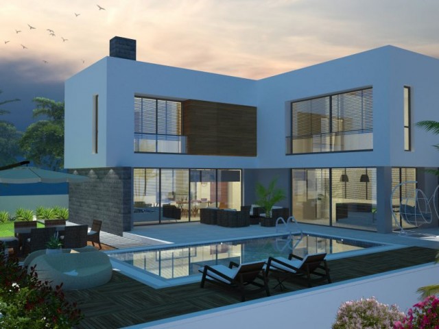 LUXURIOUS 4 BEDROOM VILLA WITH A PRIVATE POOL IN KYRENIA CATALKOY !