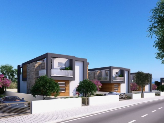 4 + 1 VILLA WITH MOUNTAIN and SEA VIEWS in KYRENIA ÇATALKÖY ! ** 