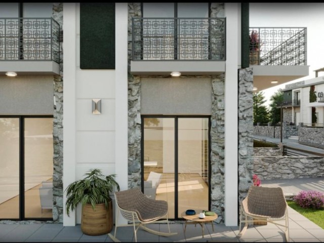 3+1 LUXURY APARTMENTS FOR SALE IN DETACHED HOUSE STYLE WITH GARDEN FLOOR AND TERRACED OPTIONS IN KIBRIS KYRENIA ÇATALKÖY ** 