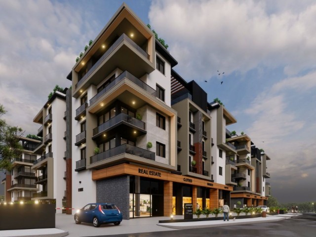 Flats for Sale in a 1+1 Project in the Heart of Kyrenia