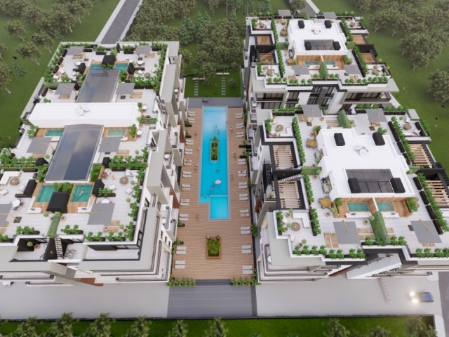 Penthouse for Sale in a 3+1 Project in the Heart of Kyrenia