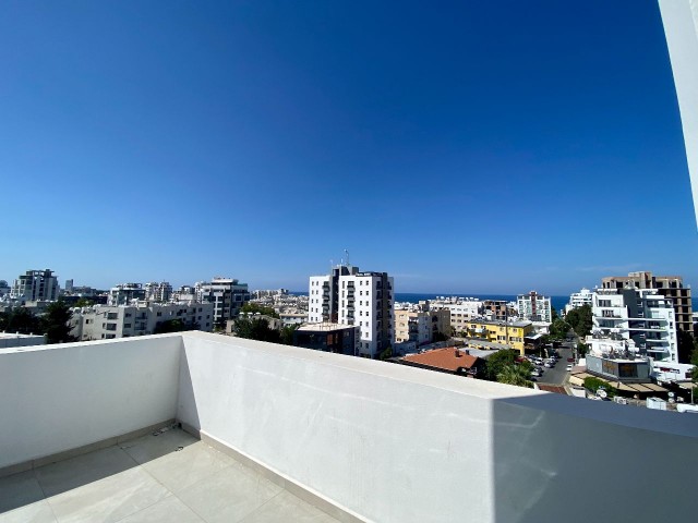 3+1 Penthouse for Rent with Fascinating Mountain and Sea Views in Kyrenia Center