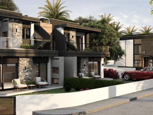 Продажа квартир в проекте 1+1 с видом на море и общим бассейном в Лапте, самом спокойном районе Кирении