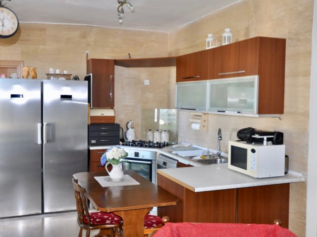 2+1 Flat for Sale in Kyrenia City Center with Sea View, All Taxes Paid