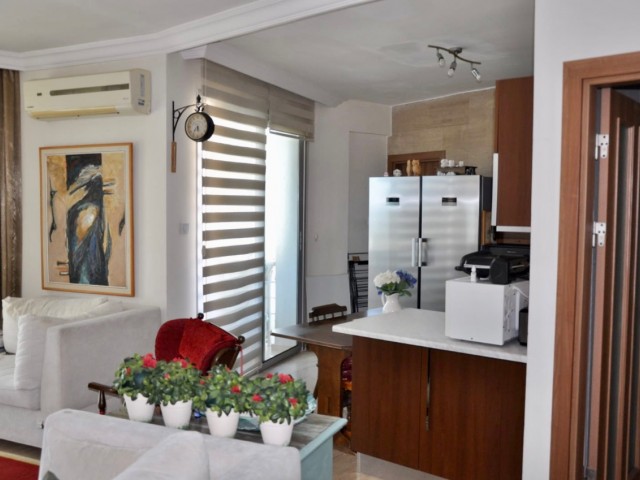 2+1 Flat for Sale in Kyrenia City Center with Sea View, All Taxes Paid