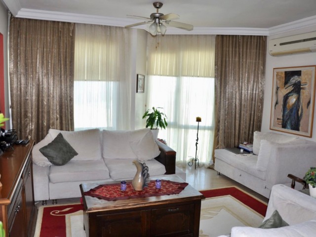 2+1 Flat for Sale in Kyrenia City Center with Sea View, All Taxes Paid