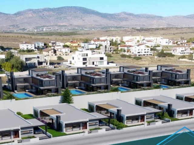 Magnificent Villas for Sale in a Single Storey 3+1 Project on Aşıklar Hill