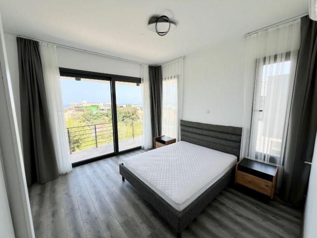 TURKISH MADE, FULLY FURNISHED, WITH UNCLOSED VIEWS, NEW VILLA WITH POOL IN GIRNE ÇATALKÖY!