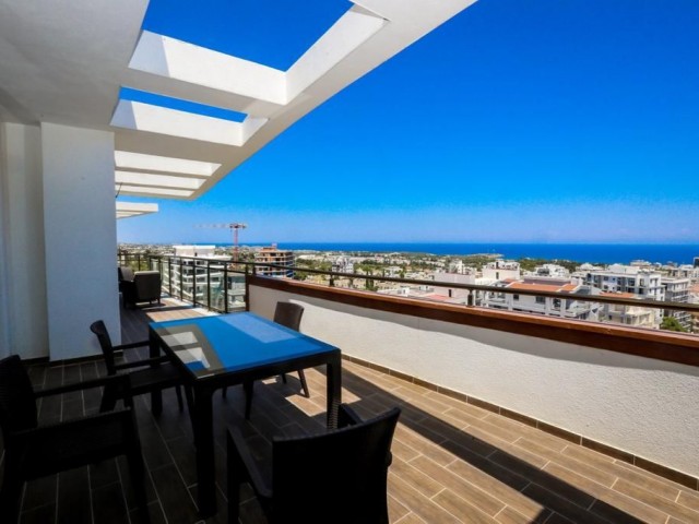 3+1 Penthouse for rent in Kyrenia