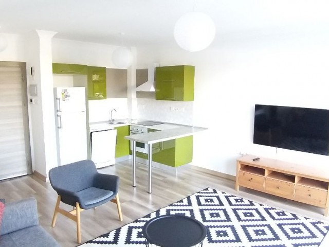 In the center of Kyrenia, 50m away from the bus stops, in a complex with 24-hour security, an earthquake-tested, luxuriously furnished ground floor flat for rent. A monthly down payment of £600 is included in the annual down payment of £550. 05338445618