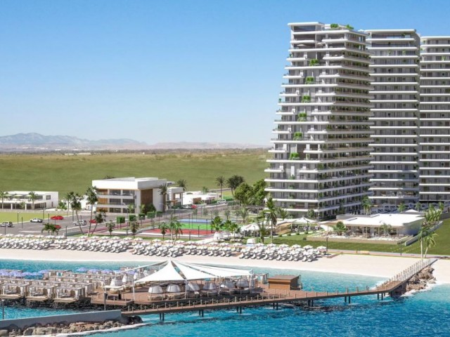 NEW SEA ZERO PROJECT IN CENGİZ VILLAGE 1+1 2+1 3+1 4+1 FLATS READY FOR SALE WITH PRICES STARTING FROM 115,000 GBP