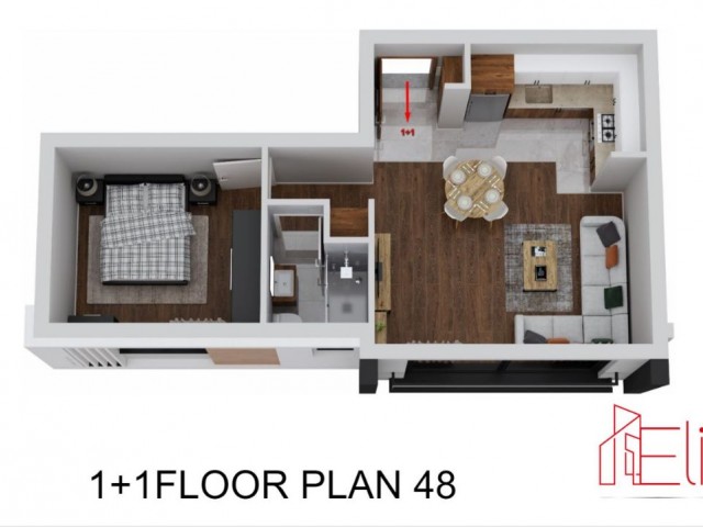 1+1 2+1 3+1 ZERO FLATS IN KYRENIA LAPTA