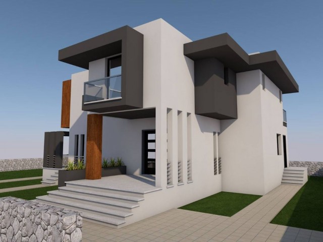 4+1 VILLA WITH PRIVATE POOL FOR SALE, 200M FROM THE SEA, IN ÇATALKÖY