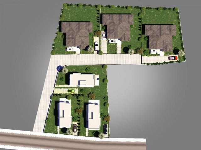 180 متر2 3 + 1 تک طبقه خانه جدا در یک طرح کامل در کانلیکوی, نیکوزیا 145.000 استگ ** 