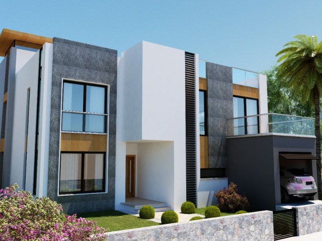 Girne Karşıyaka'da 4+1, 304 m2 Havuzlu Satılık Villalar 195.000 STG !!!