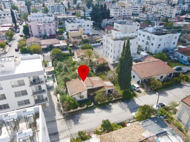 548 m2 4 floors Turkish made land for sale with zoning permission 130.000 stg in a central location in Nicosia Marmara ** 