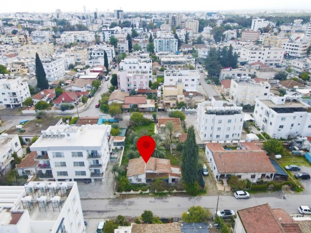 548 m2 4 floors Turkish made land for sale with zoning permission 130.000 stg in a central location in Nicosia Marmara ** 