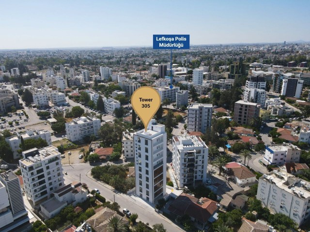 LEFKOŞA’NIN MERKEZİNDE PRESTİJLi OFİS PROJESİ  TOWER 305’TE