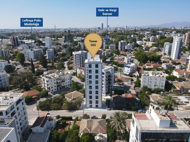 LEFKOŞA’NIN MERKEZİNDE PRESTİJLi OFİS PROJESİ  TOWER 305’TE