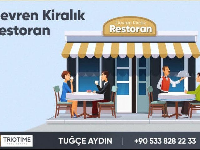 Küçük Kaymaklı'da Çalışır vaziyette Devren Kiralık Restorant 160m2 29,000stg