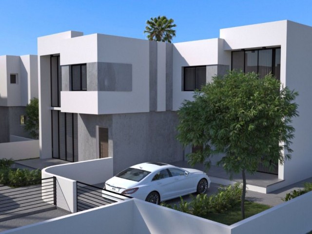 Hamitkoyde 2+ 1 145m2 Modern Architecture, Quality Material, First-class Workmanship, Large Garden, Open to Exchange, Villa for Sale 115,000stg ** 