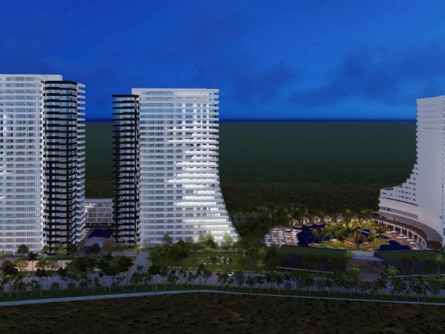 İskele LongBeach'de Grand Sapphire Projesinde 7 Yıldızlı bir yaşam sizi bekliyor , 1+1 Satılık Daire