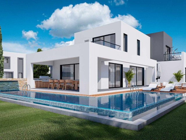 SUPER LUXURY VILLAS FOR SALE IN FAMAGUSTA YENIBOGAZICI at prices starting from stg 145,000 ** 