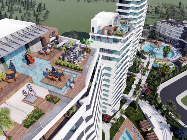 iSKELE LONGBEACH DE SATILIK STUDİO / 1+1 / 2+1 / 3+1 PENTHOUSE DAİRELER