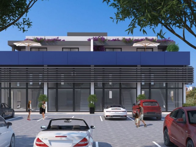 175 M2 in Kyrenia Alsancak zu verkaufen Geschäft Llogara 185.000 ** 