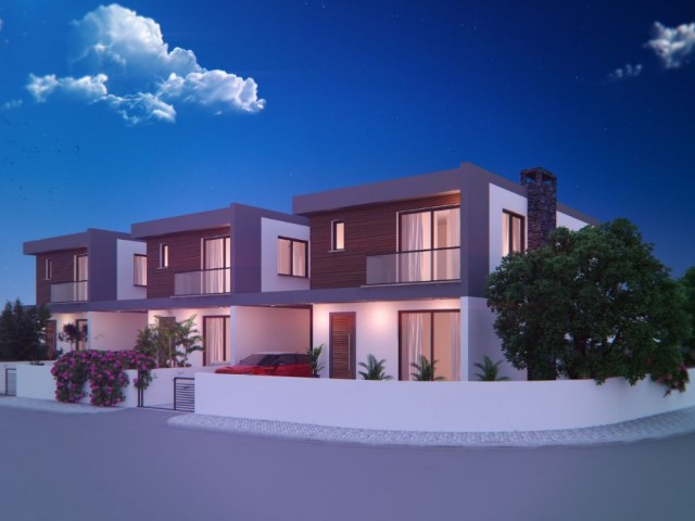 3 + 1 VILLAS WITH GARDEN AND GARAGE FOR SALE IN HAMITKOY at prices starting from stg 135,000 ** 