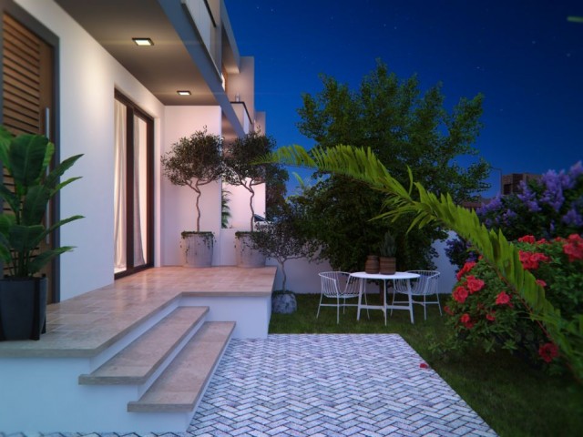 3 + 1 VILLAS WITH GARDEN AND GARAGE FOR SALE IN HAMITKOY at prices starting from stg 135,000 ** 