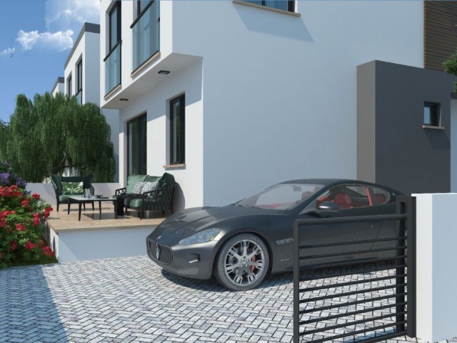 3 + 1 VILLAS WITH GARDEN AND GARAGE FOR SALE IN HAMITKOY at prices starting from stg 135,000 ** 