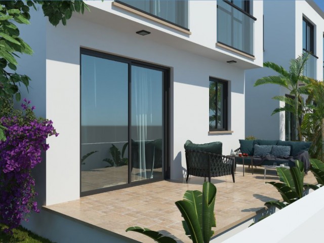 3 + 1 VILLAS WITH GARDEN AND GARAGE FOR SALE IN HAMITKOY at prices starting from stg 135,000 ** 