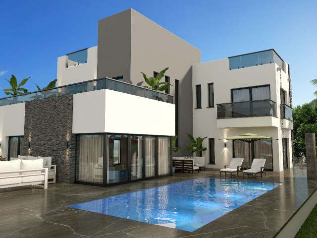 Super Luxury 4+1,220 m2 Villa with Pool for Sale in Lapta 330,000stg ** 