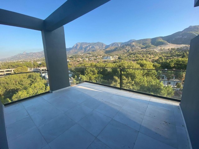 Duplex 2 +1 135m2 +100m2 Terrace with Sea and Mountain Views in the Center of Kyrenia is not closed Penthouse for Sale 135,000stg ** 