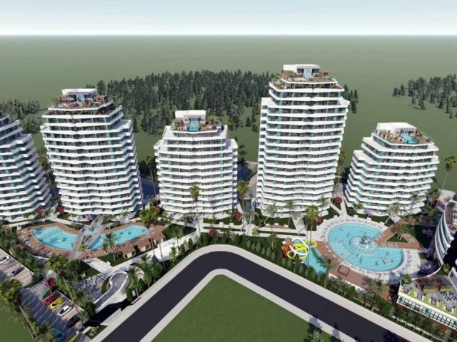 iSKELE LONGBEACH DE SATILIK STUDİO / 1+1 / 2+1 / 3+1 PENTHOUSE DAİRELER