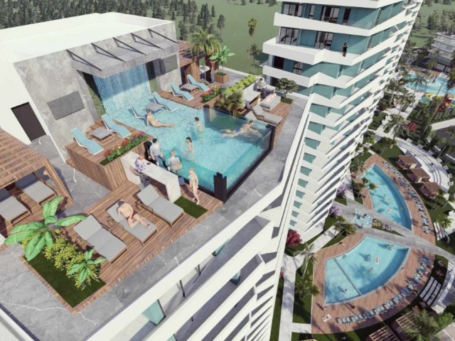 iSKELE LONGBEACH DE SATILIK STUDİO / 1+1 / 2+1 / 3+1 PENTHOUSE DAİRELER