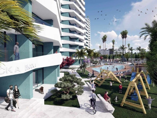 iSKELE LONGBEACH DE SATILIK STUDİO / 1+1 / 2+1 / 3+1 PENTHOUSE DAİRELER