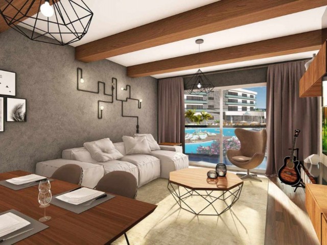 iSKELE LONGBEACH DE SATILIK STUDİO / 1+1 / 2+1 / 3+1 PENTHOUSE DAİRELER