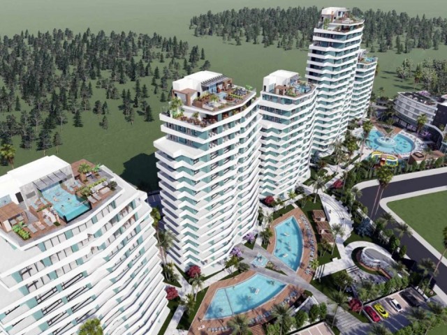 iSKELE LONGBEACH DE SATILIK STUDİO / 1+1 / 2+1 / 3+1 PENTHOUSE DAİRELER