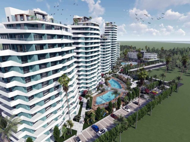 iSKELE LONGBEACH DE SATILIK STUDİO / 1+1 / 2+1 / 3+1 PENTHOUSE DAİRELER