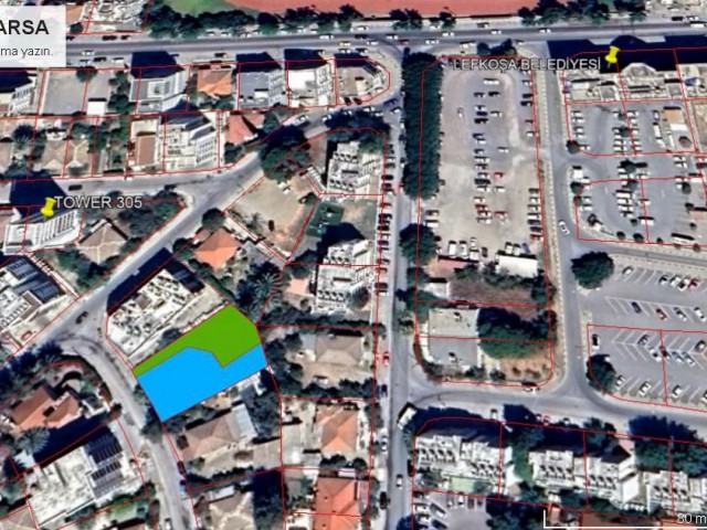 200%, 12-Decker Zoning, 835 m2 Floor Equivalent Plot in Yenişehir CBD Area ** 