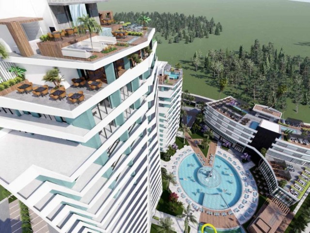 iSKELE LONGBEACH DE SATILIK STUDİO / 1+1 / 2+1 / 3+1 PENTHOUSE DAİRELER