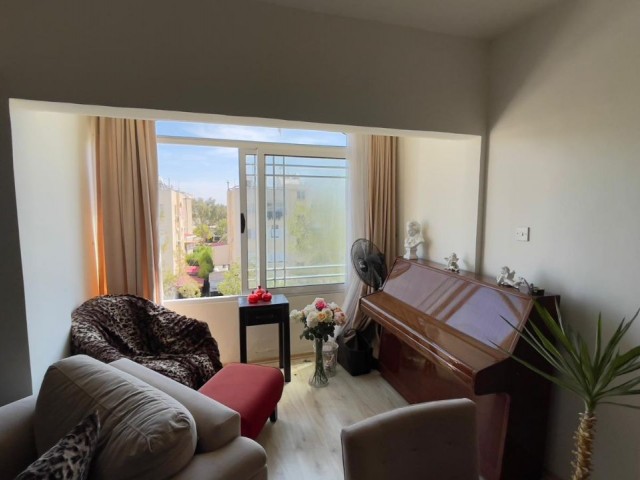 3 + 1 fully furnished renovated apartment in Metehan. 