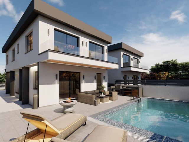 Luxury villas with pools in the most special neighborhood of Anıttepe in Hamitköy.