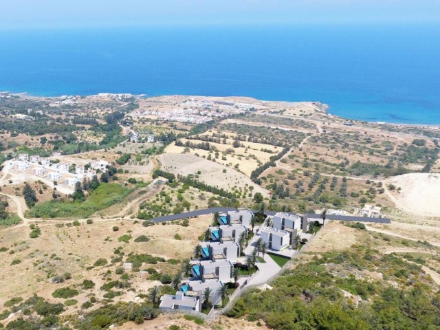 Esentepe Private Hill 3+1 luxury villas with pool and sea view for sale starting from 449. 000stg. 