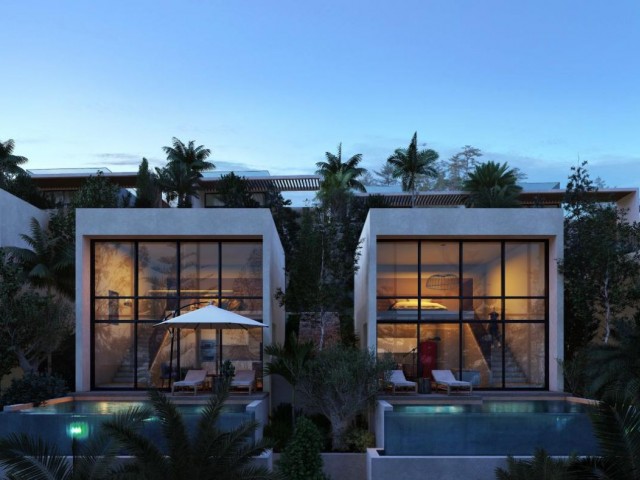 A new life project in Esentepe with its seafront location and breathtaking modern architecture. 3+1 Villas for Sale.