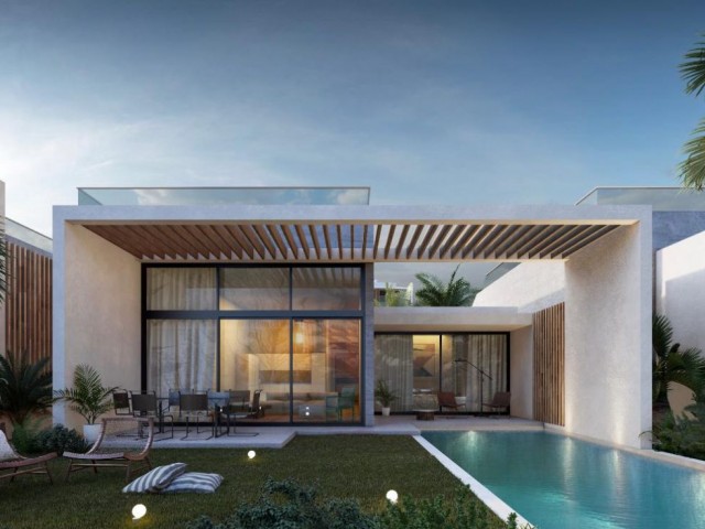 پروژه زندگی جدید در Esentepe با موقعیت ساحلی و معماری مدرن خیره کننده. آپارتمان 2+1 طبقه همکف برای فروش.
